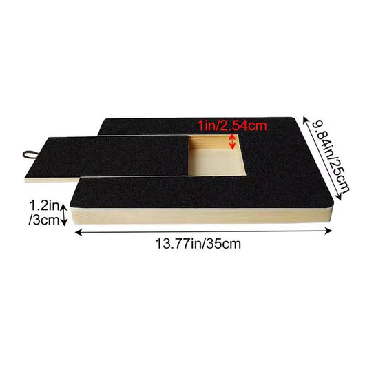 Dog Nail Scratch Board with Treat Box
