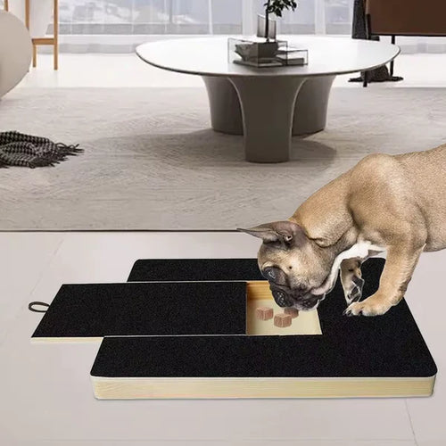 Dog Nail Scratch Board with Treat Box