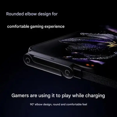 🔥240W SuperCharge 360° Rotating Invisible Stand Detachable 2-in-1 Charging Cable