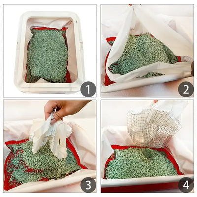 (48% OFF) Reusable Cat Litter Liners Bag