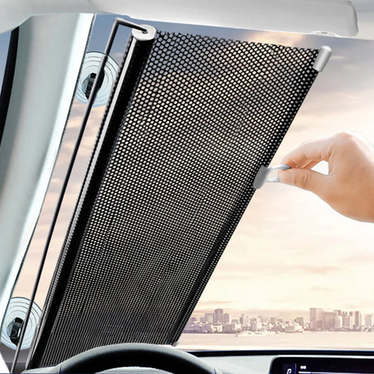 Retractable Window Roller Sunshade for Car & Room