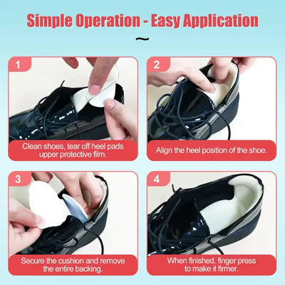 Anti-slip Heel Liners Soft Cushion Heel Protector Pads for Women Men Shoes
