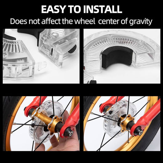 LED Bike Wheel Light — USB Rechargeable Colorful Spoke Light
