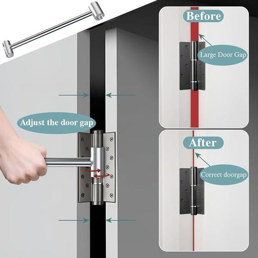 Perfect Hinges Gap Adjusting Wrench — Door Hinge Adjustment Tool