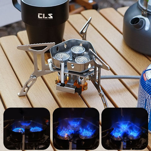 Camping Outdoor Windproof Gas Burner