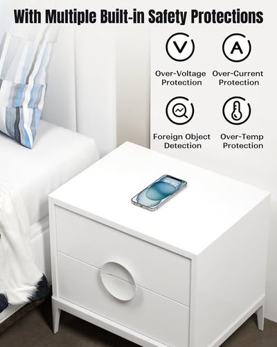 ⏳Limited-time 50% OFF ⏰ Under-Desk Hidden Wireless Charger⚡🔋