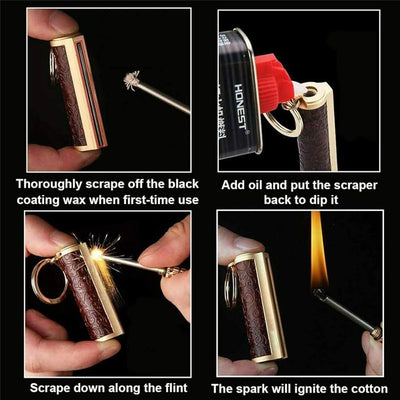 Permanent Match Keychain Fire Starter