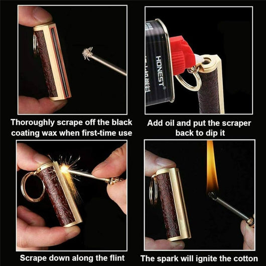 Permanent Match Keychain Fire Starter