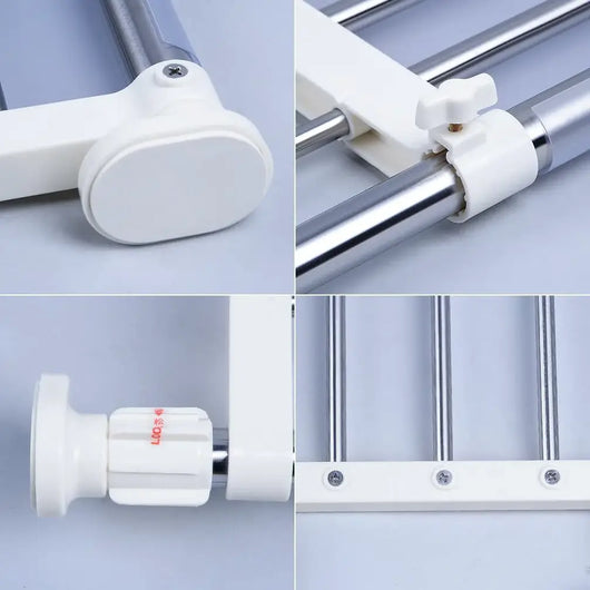 Expandable Closet Tension Shelf Storage Rack for Wardrobe, Kitchen, Bathroom