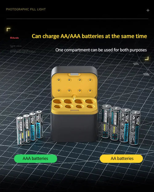 🏆Flash Sale⚡ 50K+ SOLD! Almost Gone-💥🎁 🔋Rechargeable AA/AAA Lithium Batteries with Charger