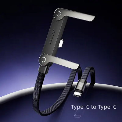 🔥240W SuperCharge 360° Rotating Invisible Stand Detachable 2-in-1 Charging Cable