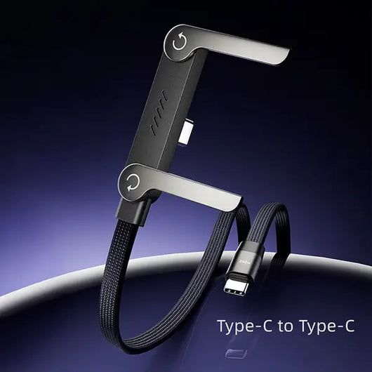 🔥240W SuperCharge 360° Rotating Invisible Stand Detachable 2-in-1 Charging Cable