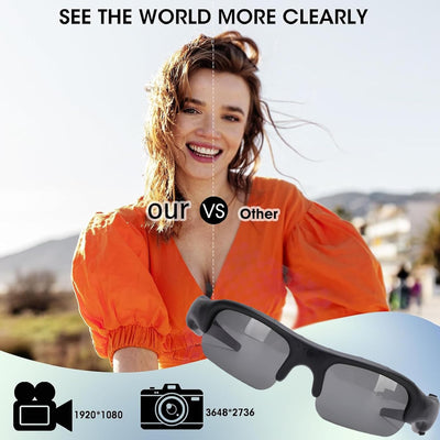 🎥👓Camera Glasses Smart HD 1080P WiFi Sports Glasses with Camera Video 32G