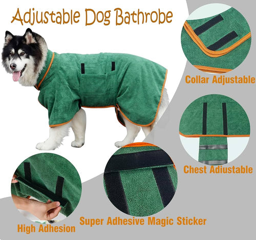 Lightweight Super-absorbent Soft Pet Bathrobe