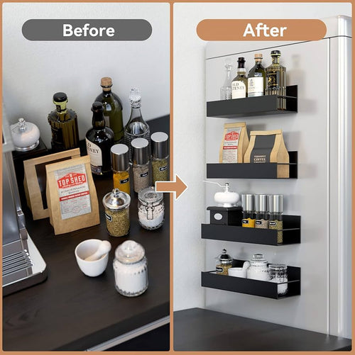 Punch-free Magnetic Storage Rack Organizer