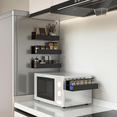 Punch-free Magnetic Storage Rack Organizer