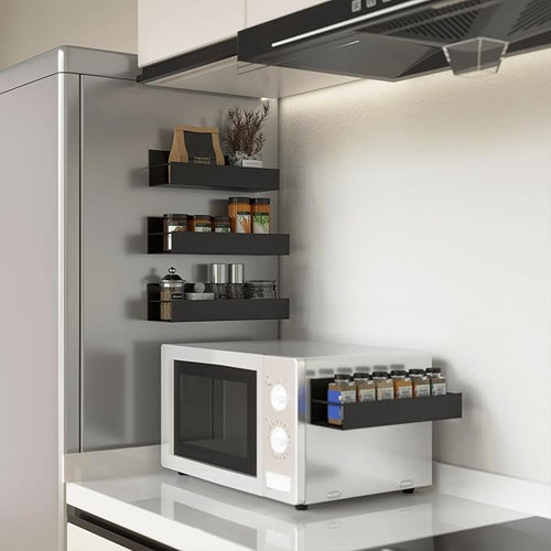 Punch-free Magnetic Storage Rack Organizer