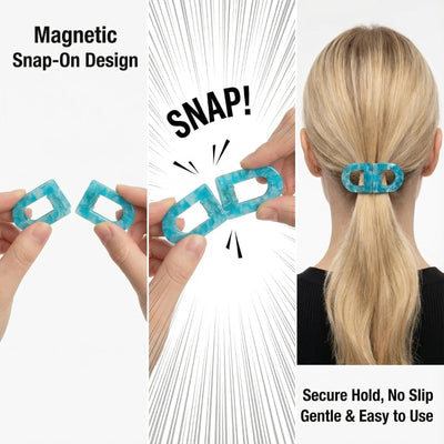 Magnetic Quick-Clip Hair Holder - 2PCS
