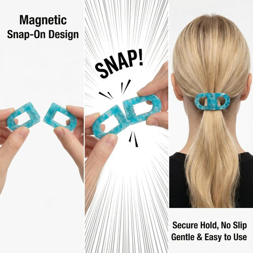 Magnetic Quick-Clip Hair Holder - 2PCS
