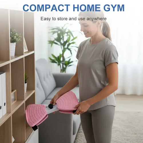 Waist Twisting Fitness Stepper with Resistance Bands