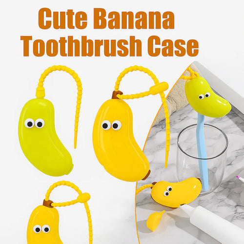 Banana Toothbrush Travel Case