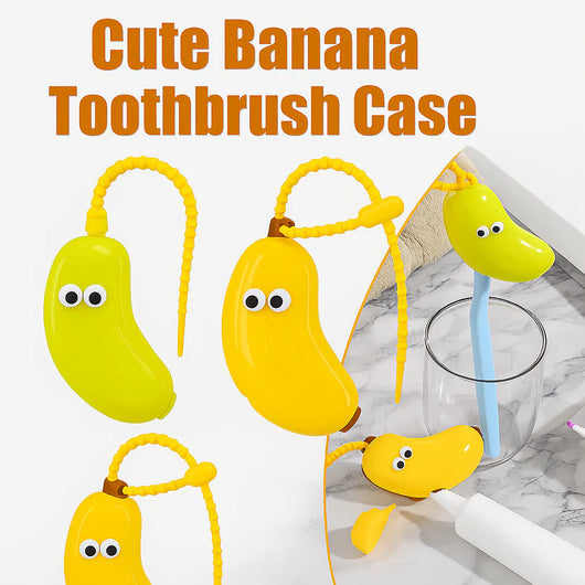 Banana Toothbrush Travel Case