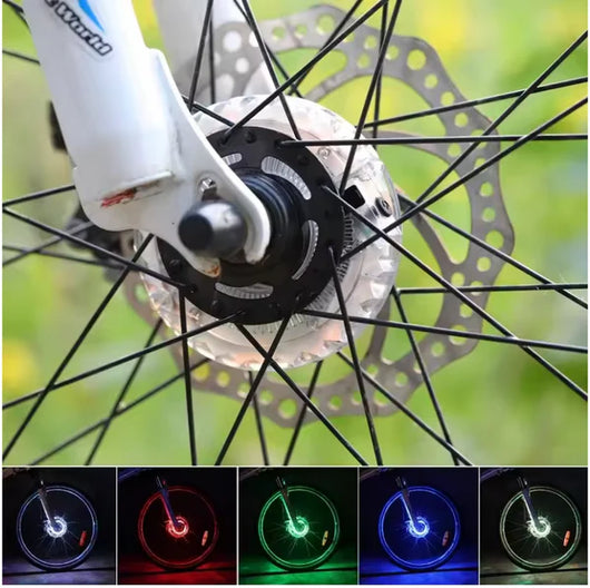 LED Bike Wheel Light — USB Rechargeable Colorful Spoke Light