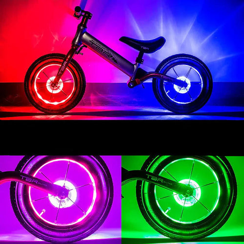 LED Bike Wheel Light — USB Rechargeable Colorful Spoke Light