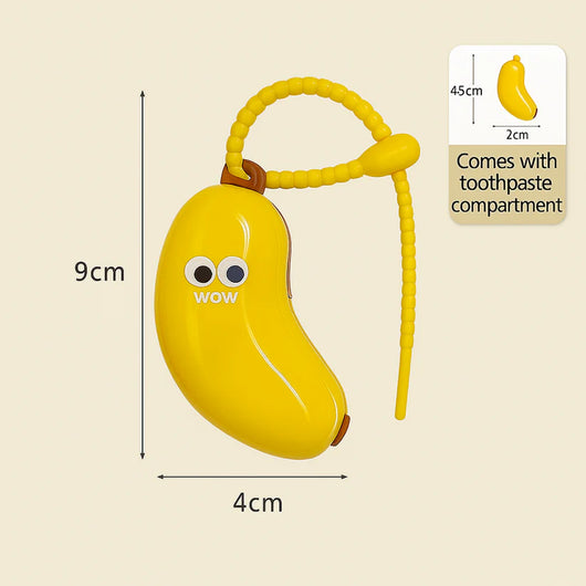 Banana Toothbrush Travel Case