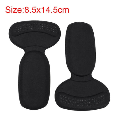 Anti-slip Heel Liners Soft Cushion Heel Protector Pads for Women Men Shoes