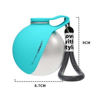 2-in-1 Pet Water Bottle – Portable Stainless Steel Pet Water Bottle & Cup