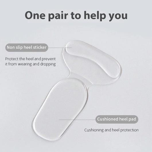 Anti-slip Heel Liners Soft Cushion Heel Protector Pads for Women Men Shoes