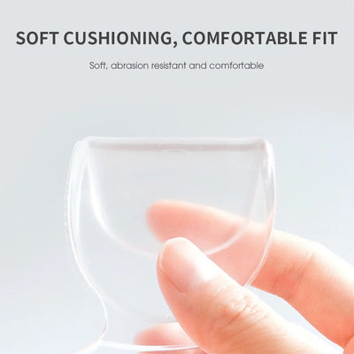 Anti-slip Heel Liners Soft Cushion Heel Protector Pads for Women Men Shoes