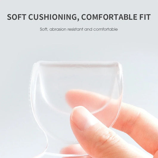Anti-slip Heel Liners Soft Cushion Heel Protector Pads for Women Men Shoes