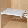 Expandable Closet Tension Shelf Storage Rack for Wardrobe, Kitchen, Bathroom