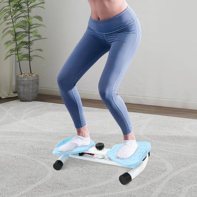 Waist Twisting Fitness Stepper with Resistance Bands