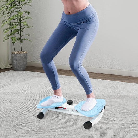 Waist Twisting Fitness Stepper with Resistance Bands