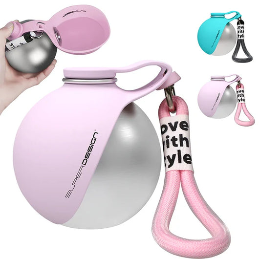 2-in-1 Pet Water Bottle – Portable Stainless Steel Pet Water Bottle & Cup