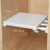 Expandable Closet Tension Shelf Storage Rack for Wardrobe, Kitchen, Bathroom
