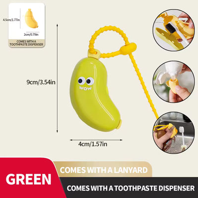 Banana Toothbrush Travel Case