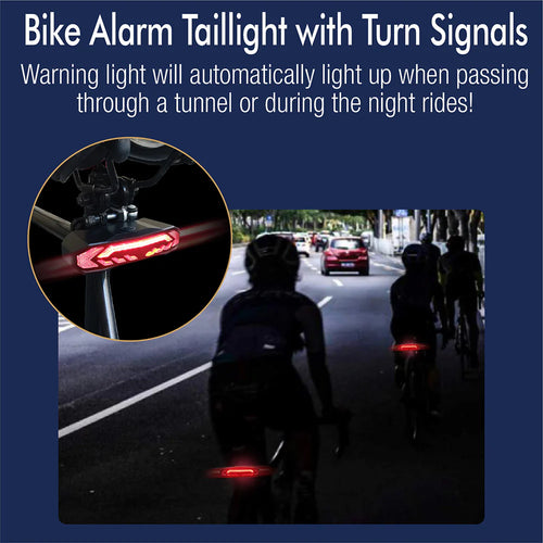 Smart Bike Tail Light with Turn Signals and Brake Light