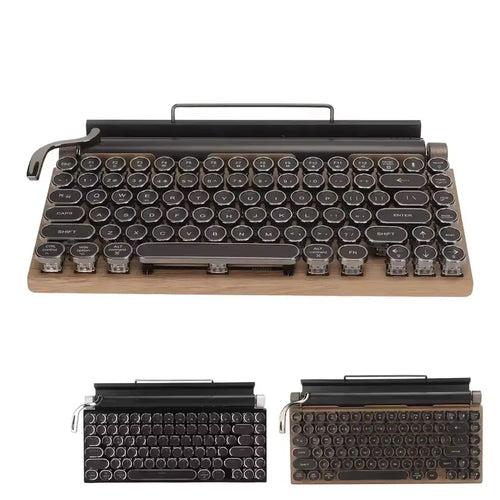 TypeNova — Retro Wireless Keyboard for Focused Work