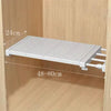 Expandable Closet Tension Shelf Storage Rack for Wardrobe, Kitchen, Bathroom