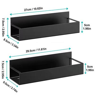 Punch-free Magnetic Storage Rack Organizer