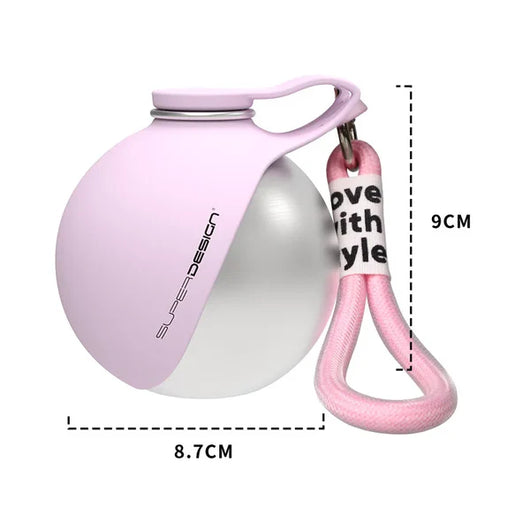2-in-1 Pet Water Bottle – Portable Stainless Steel Pet Water Bottle & Cup
