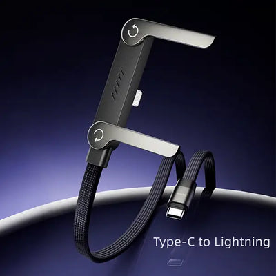🔥240W SuperCharge 360° Rotating Invisible Stand Detachable 2-in-1 Charging Cable