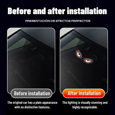 🔥Last Day 50% OFF - 😈👁️Solar Demon Eye LED Car Window Light