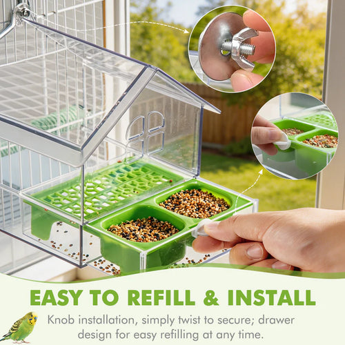Smart Bird Feeder and Bath Station