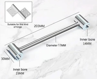 Perfect Hinges Gap Adjusting Wrench — Door Hinge Adjustment Tool