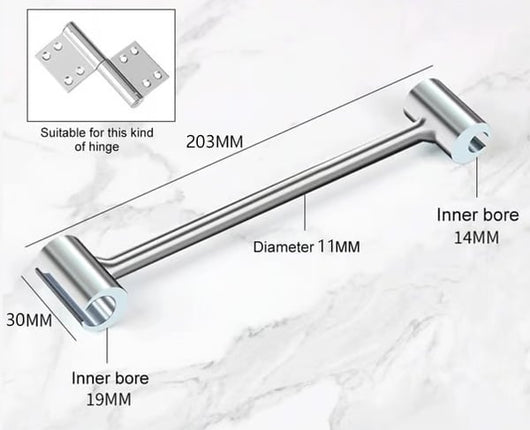 Perfect Hinges Gap Adjusting Wrench — Door Hinge Adjustment Tool